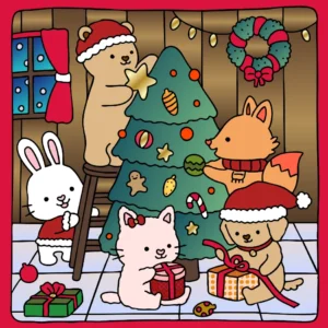 Decorando a Árvore de Natal