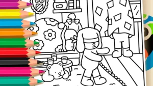 Esconde-Esconde Estilo Bobbie Goods para Colorir Online