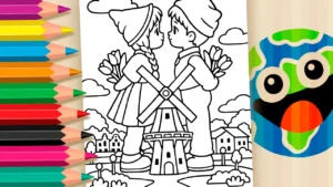 Colorir Holambra Cidade das Flores