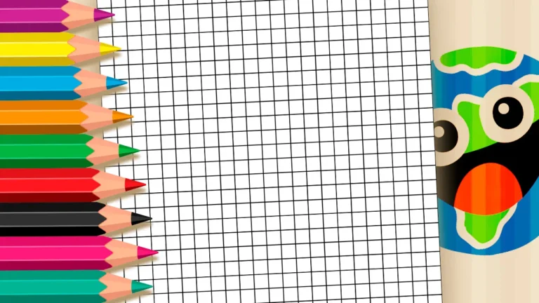 Grade Pixel Art para Colorir Online