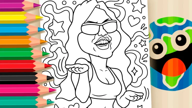 Virgínia Fonseca Six Seven para Colorir Online
