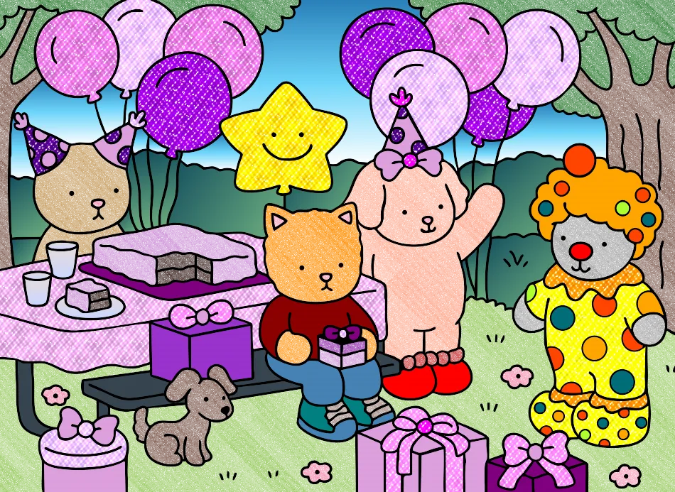 FESTA – Desenho Colorido Online para Pintar e Imprimir | Jogo de Colorir grátis no Mundo dos Jogos