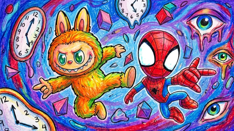 Homem‑Aranha para Colorir + Caça‑Palavras – 7 Desenhos Grátis
