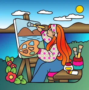 Menina Pintora
