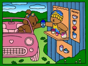 Parada para um cofee