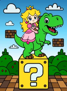 peach e t-rex