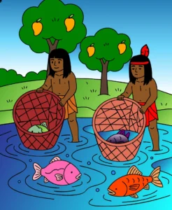 Pesca dos índios