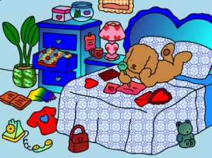 Quarto azul