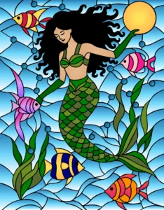 Sereia no Fundo do Mar