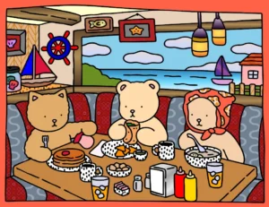Snack at the beach
