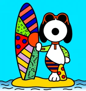 Snoopy Surfista