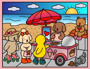 Sorvetinho na Praia