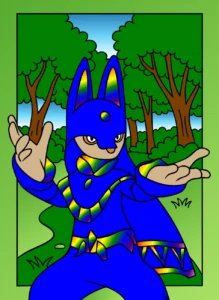Azul forte