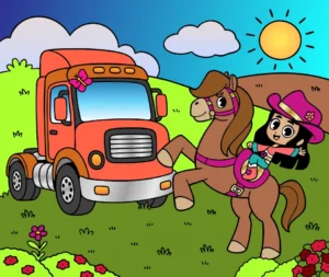 Boiadeirinha e Seu Cavalo