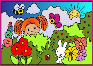 Brincando no Jardim