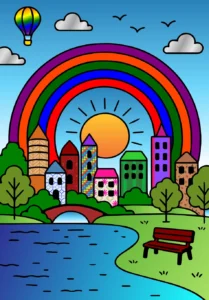 Cidade colorida
