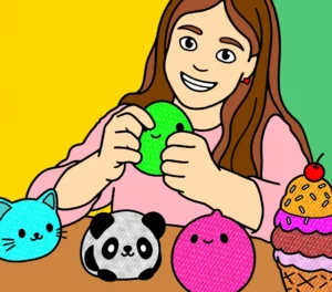 Colorindo Squishy