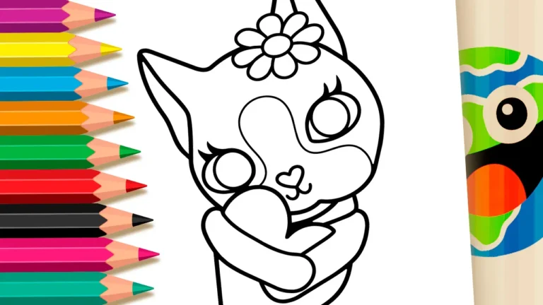 Rebecca Bonbon com Coração para Colorir Online