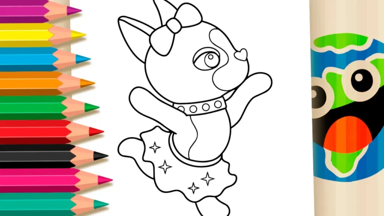 Rebecca Bonbon Bailarina para Colorir Online