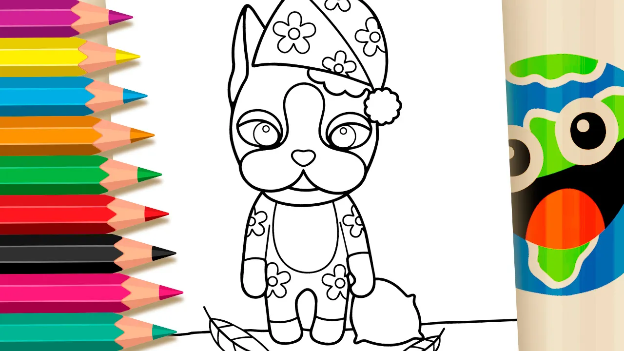 Rebecca Bonbon de Pijama - Desenho para imprimir e colorir