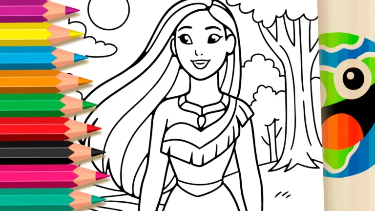 Pocahontas para Colorir Online