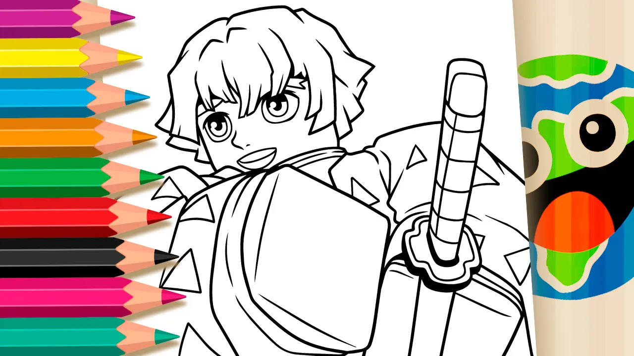 Slayers 2 - Desenho para imprimir e colorir