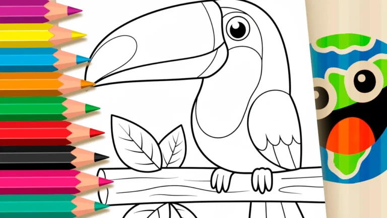 Tucano para Colorir Online