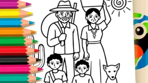 Vidas Secas para Colorir Online