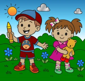Diversão na praça