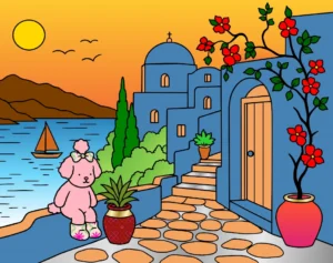 Férias em Santorini