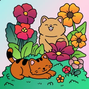 Gatinhos No Jardim