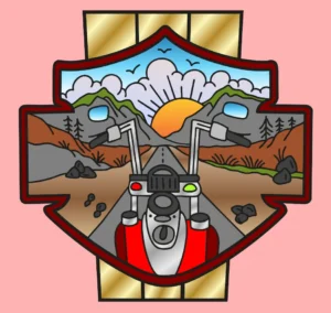 Moto Harley para Colorir GRÁTIS ▷ Pinte no Celular - Versão Colorida