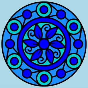 Mandala Azul