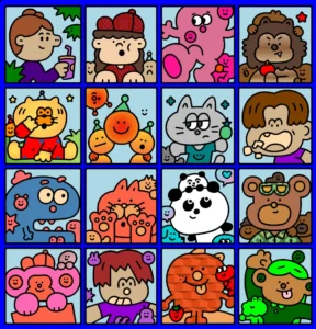 Os personagens