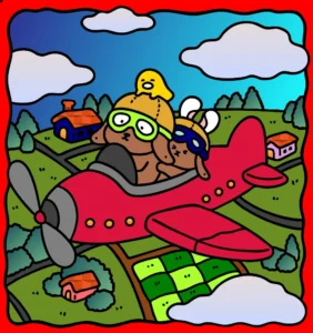 Pilotando o Aviãozinho