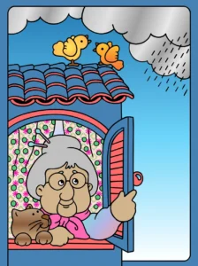 Vovó e a chuva